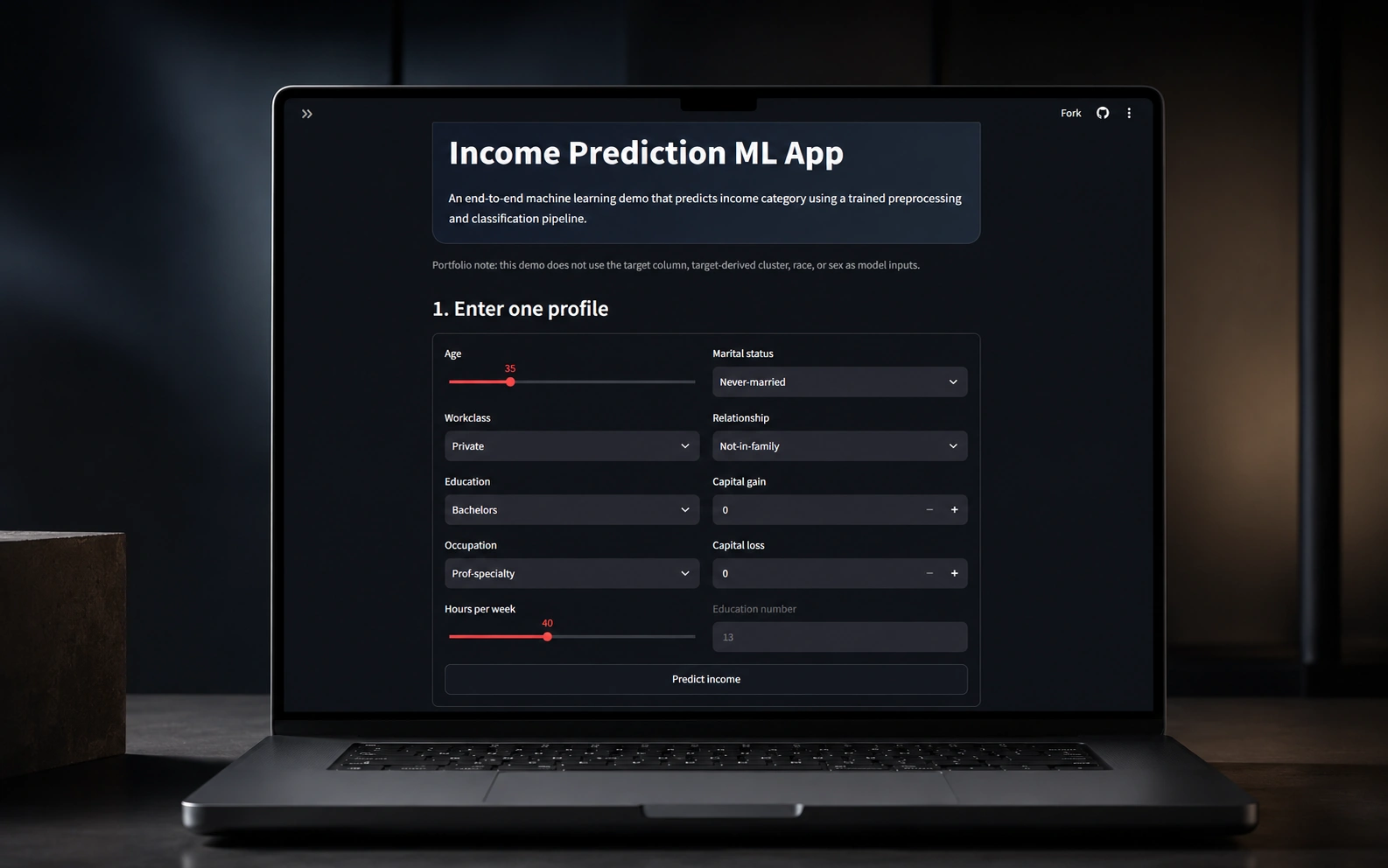 Income Prediction ML App cover preview