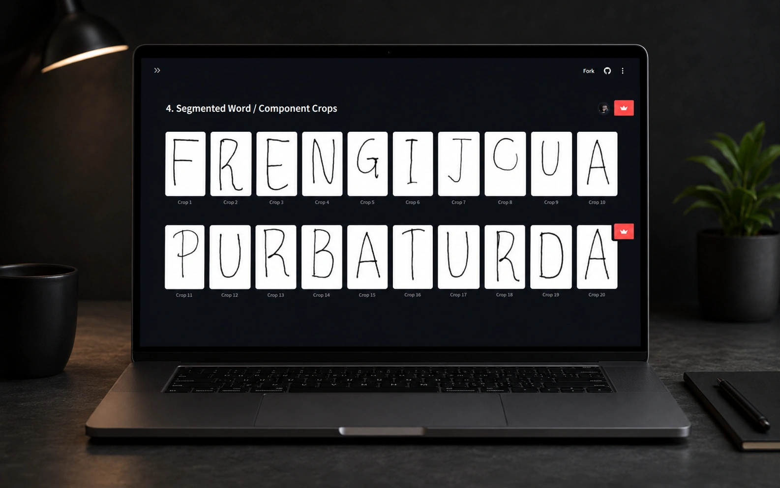 Word Segmentation OpenCV mockup 2