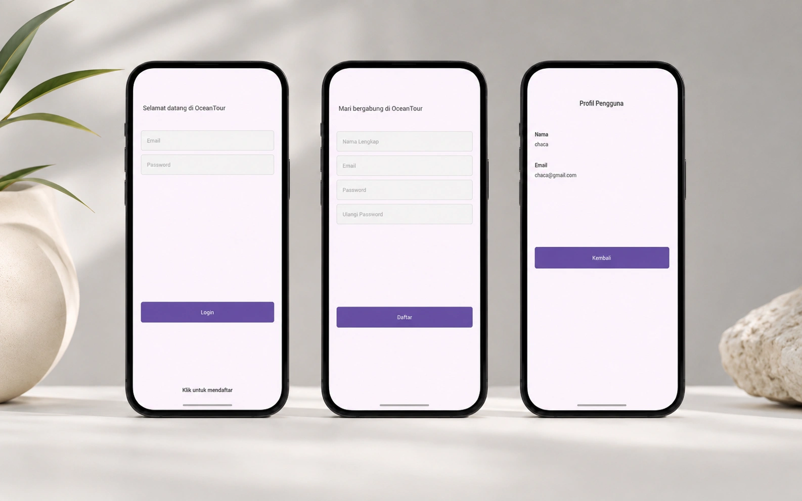 MyPariwisata Android mockup 3